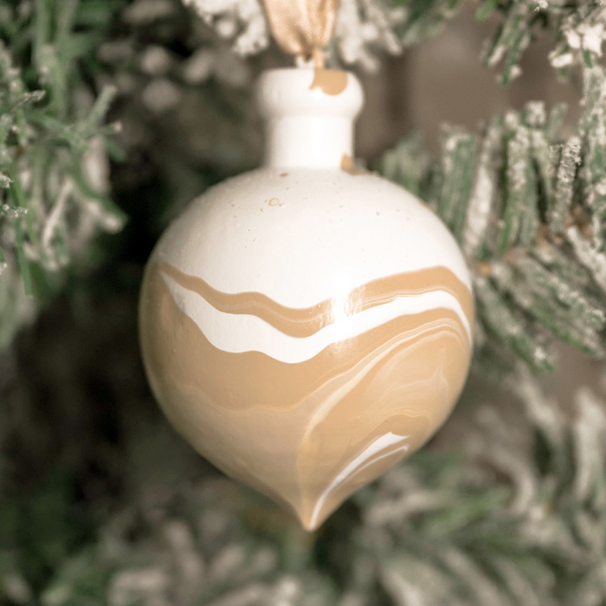 Fusion Teardrop Christmas Bauble